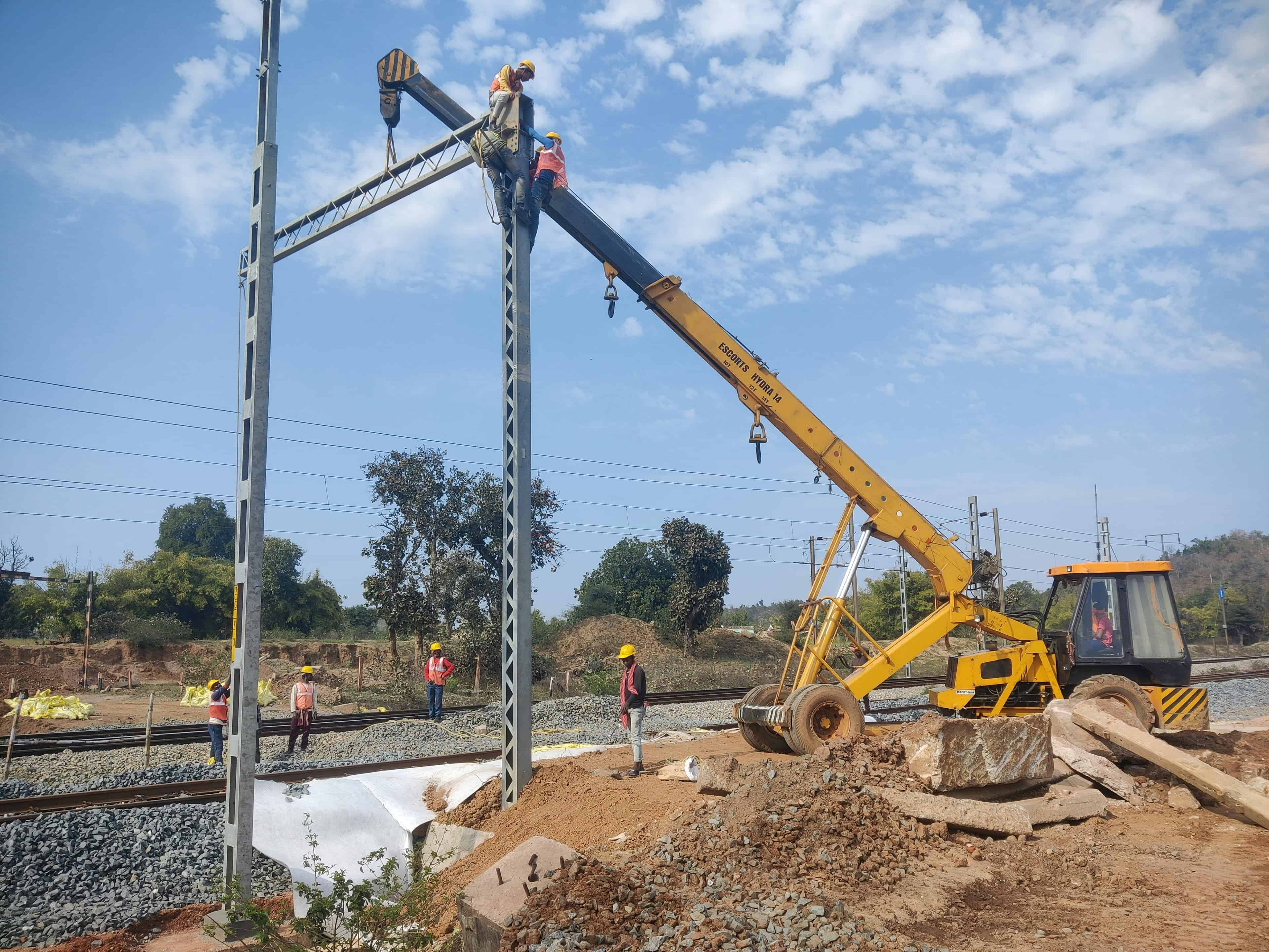 Railway Electrification: Tinaighat – Vasco-da-Gama